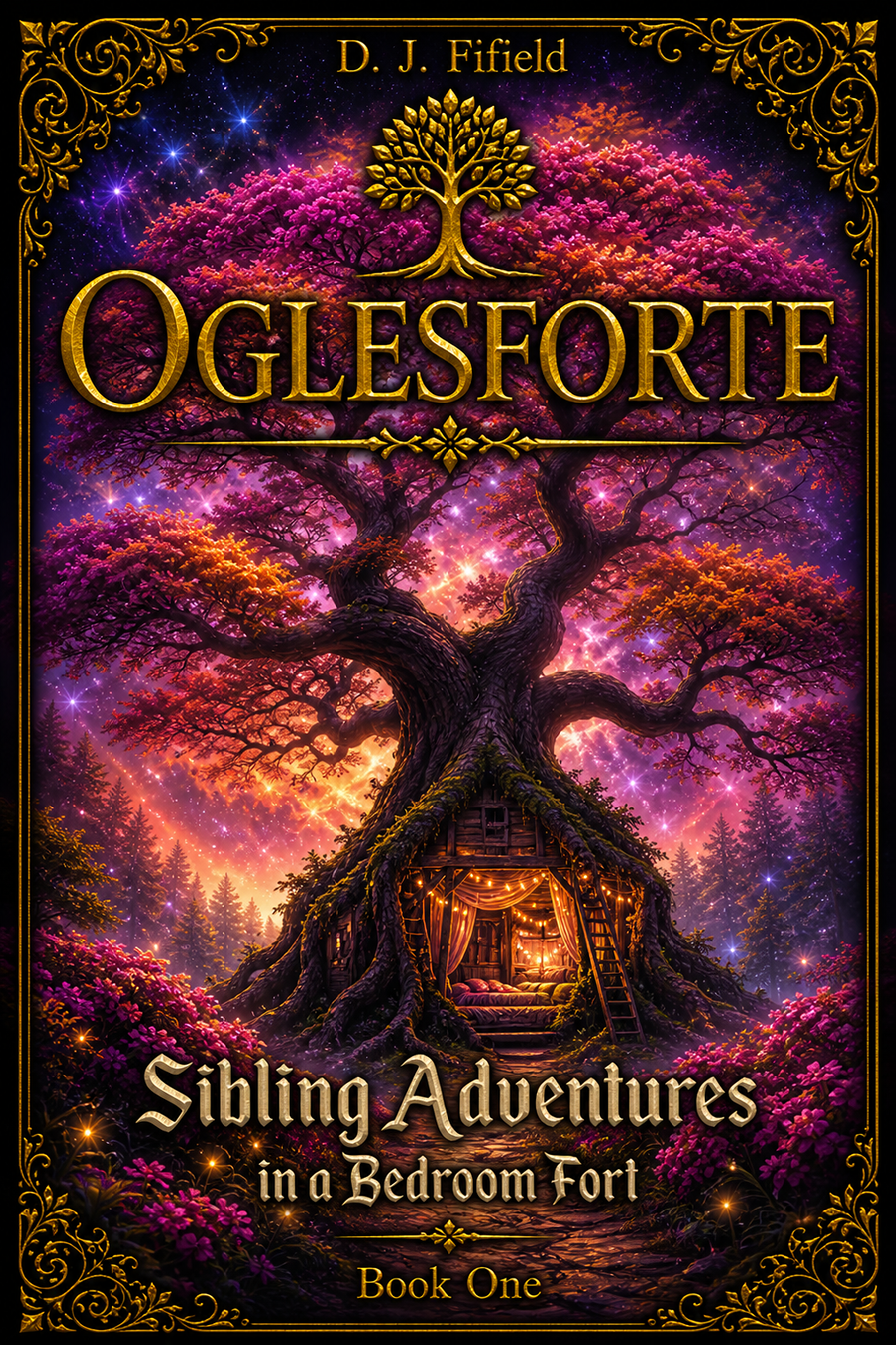 Cover of Oglesforte: Sibling Adventures in a Bedroom Fort by D. J. Fifield